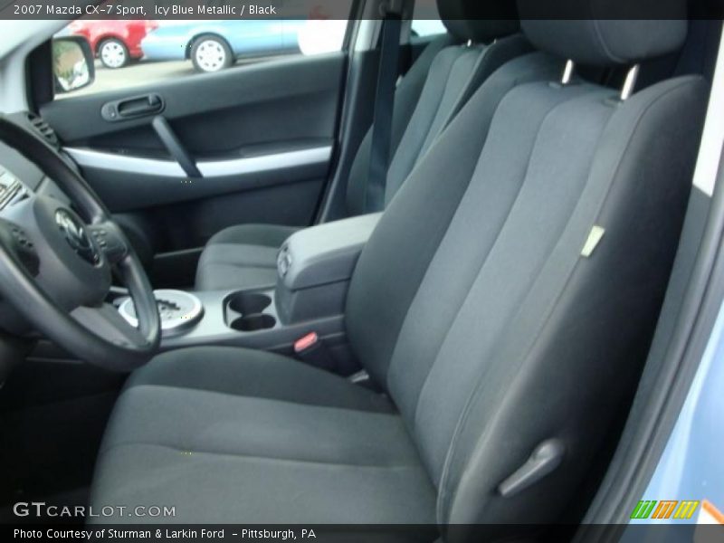 Icy Blue Metallic / Black 2007 Mazda CX-7 Sport
