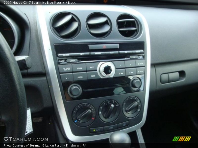 Icy Blue Metallic / Black 2007 Mazda CX-7 Sport