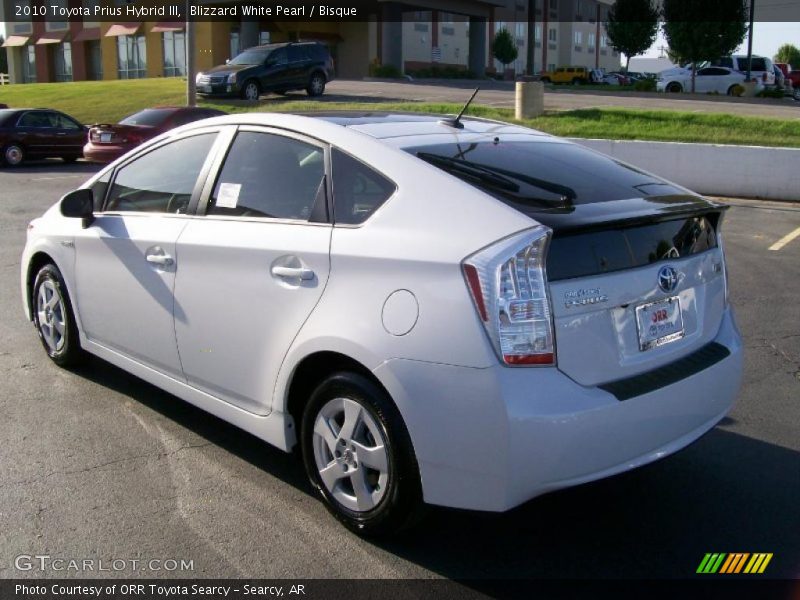 Blizzard White Pearl / Bisque 2010 Toyota Prius Hybrid III