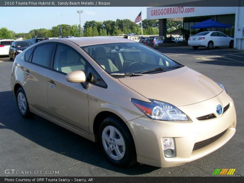 Sandy Beach Metallic / Bisque 2010 Toyota Prius Hybrid III