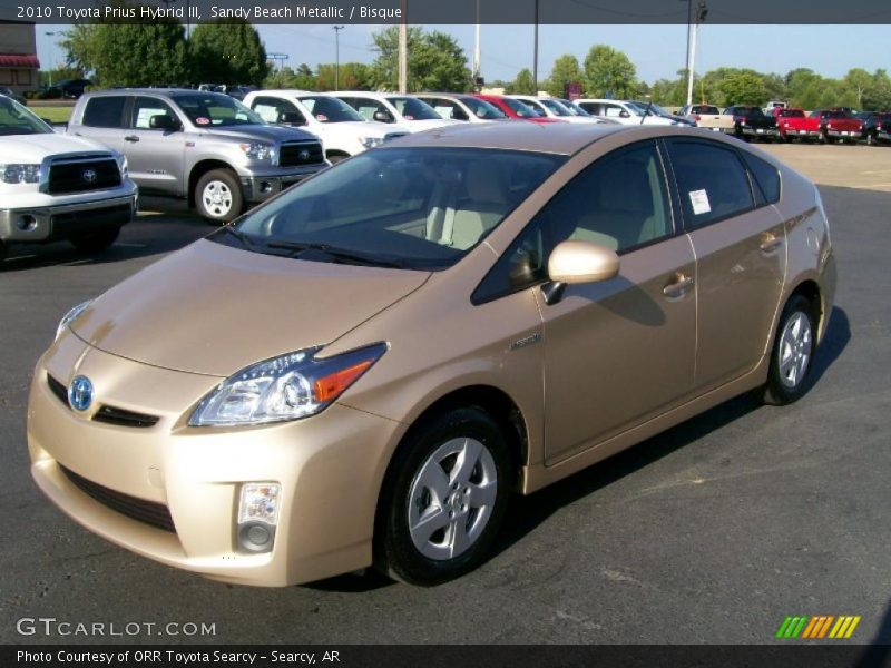 Sandy Beach Metallic / Bisque 2010 Toyota Prius Hybrid III