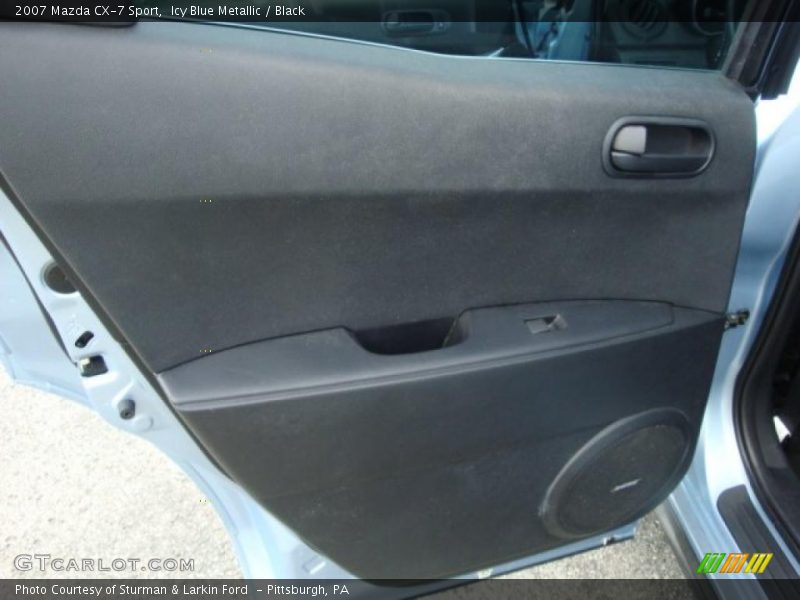Icy Blue Metallic / Black 2007 Mazda CX-7 Sport
