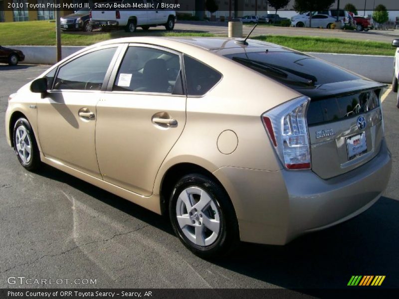 Sandy Beach Metallic / Bisque 2010 Toyota Prius Hybrid III