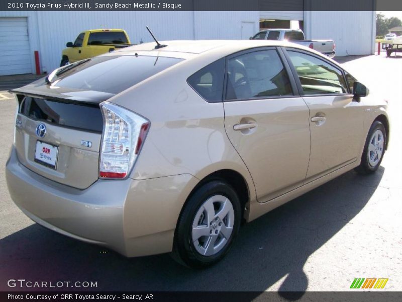 Sandy Beach Metallic / Bisque 2010 Toyota Prius Hybrid III