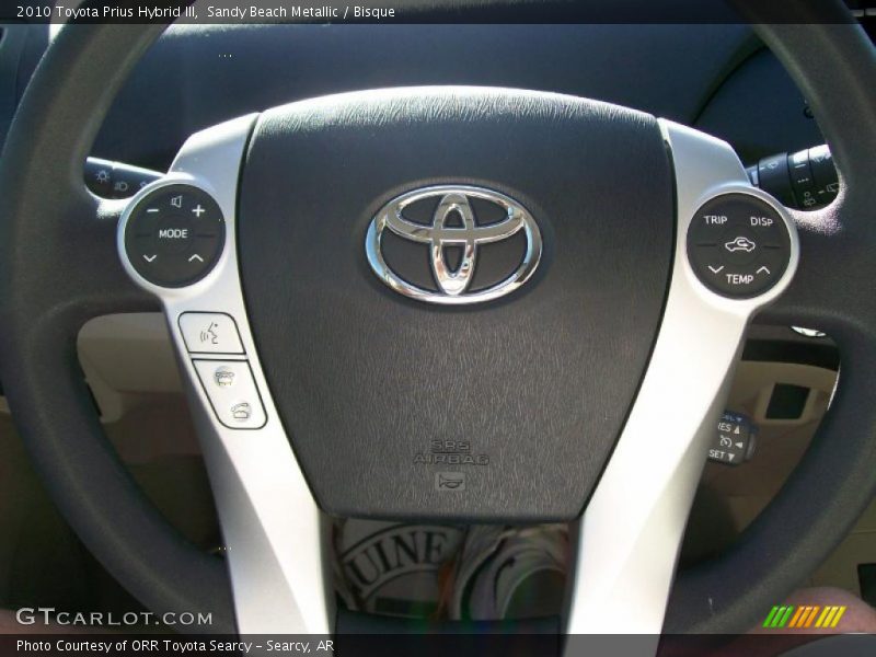 Sandy Beach Metallic / Bisque 2010 Toyota Prius Hybrid III