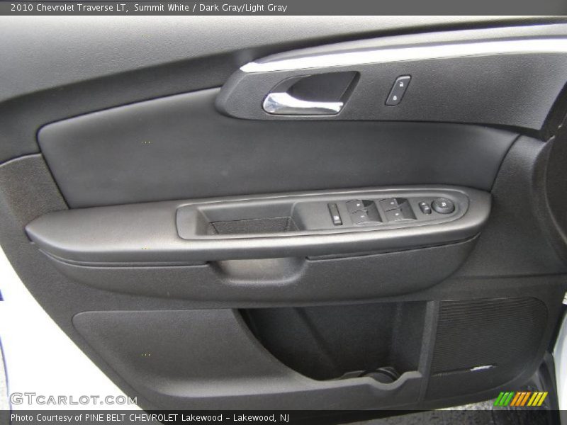 Summit White / Dark Gray/Light Gray 2010 Chevrolet Traverse LT