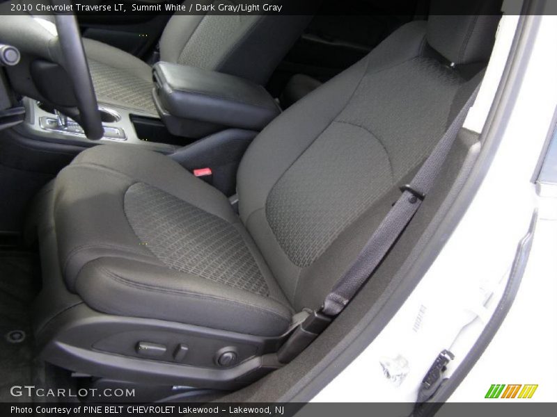 Summit White / Dark Gray/Light Gray 2010 Chevrolet Traverse LT