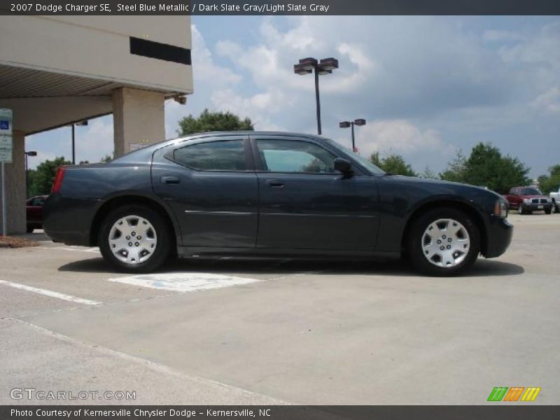 Steel Blue Metallic / Dark Slate Gray/Light Slate Gray 2007 Dodge Charger SE
