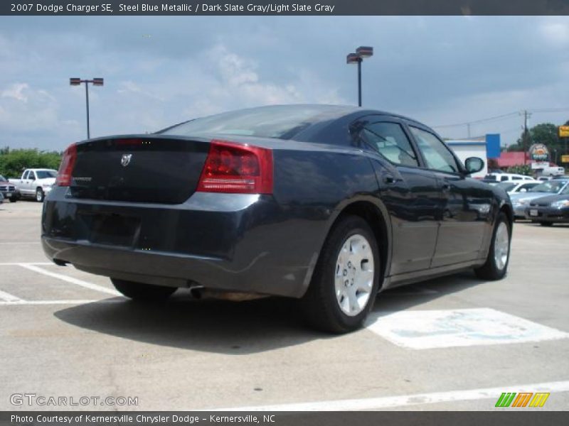 Steel Blue Metallic / Dark Slate Gray/Light Slate Gray 2007 Dodge Charger SE