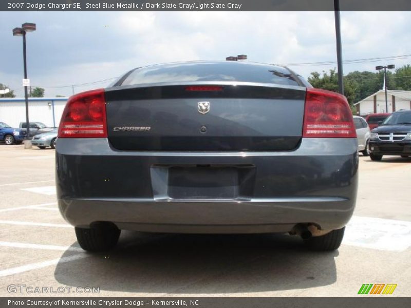 Steel Blue Metallic / Dark Slate Gray/Light Slate Gray 2007 Dodge Charger SE