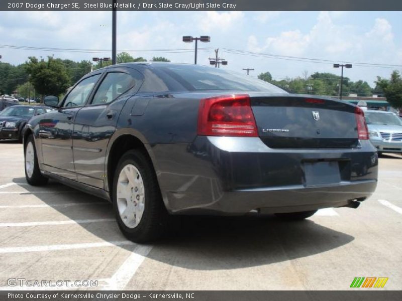Steel Blue Metallic / Dark Slate Gray/Light Slate Gray 2007 Dodge Charger SE