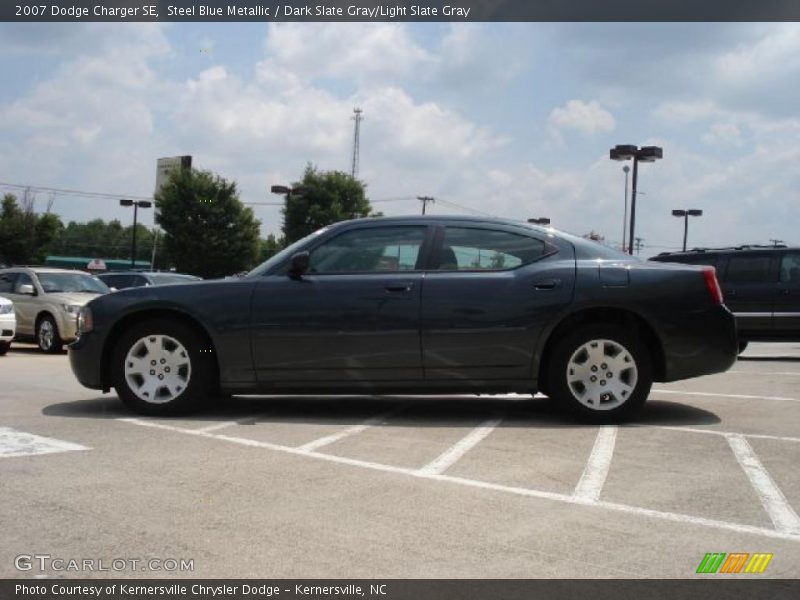 Steel Blue Metallic / Dark Slate Gray/Light Slate Gray 2007 Dodge Charger SE