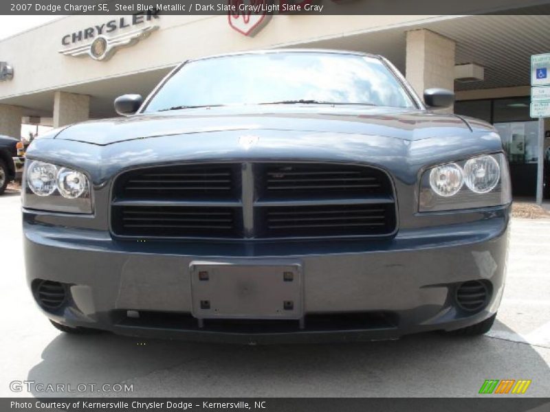 Steel Blue Metallic / Dark Slate Gray/Light Slate Gray 2007 Dodge Charger SE