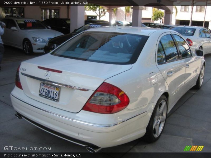 Arctic White / Ash 2009 Mercedes-Benz E 350 Sedan