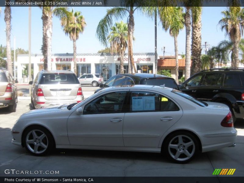 Arctic White / Ash 2009 Mercedes-Benz E 350 Sedan
