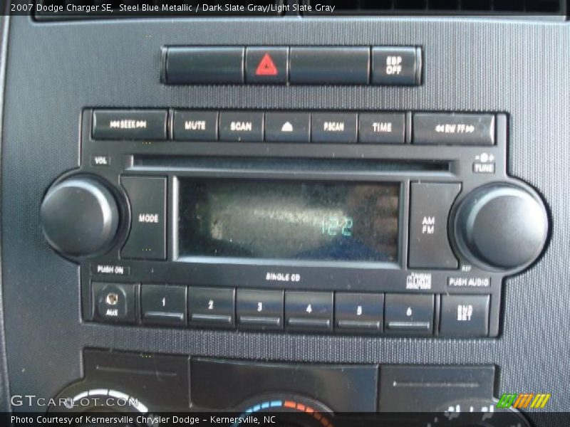 Steel Blue Metallic / Dark Slate Gray/Light Slate Gray 2007 Dodge Charger SE