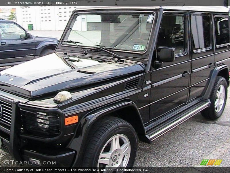 Black / Black 2002 Mercedes-Benz G 500