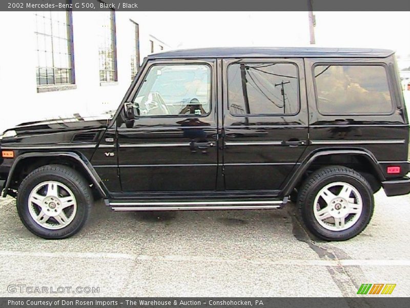 Black / Black 2002 Mercedes-Benz G 500