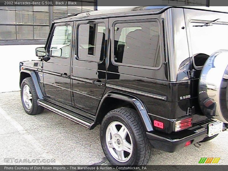 Black / Black 2002 Mercedes-Benz G 500