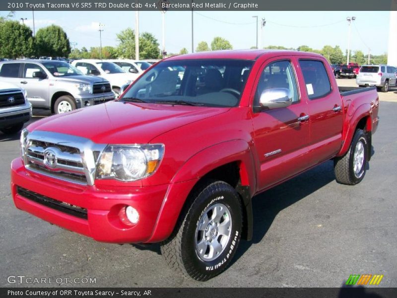 Barcelona Red Metallic / Graphite 2010 Toyota Tacoma V6 SR5 TRD Double Cab 4x4