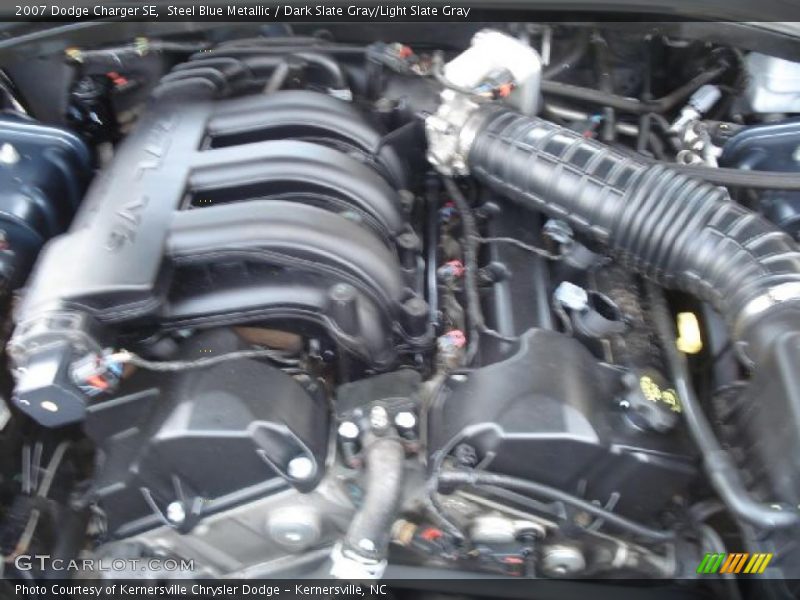 Steel Blue Metallic / Dark Slate Gray/Light Slate Gray 2007 Dodge Charger SE