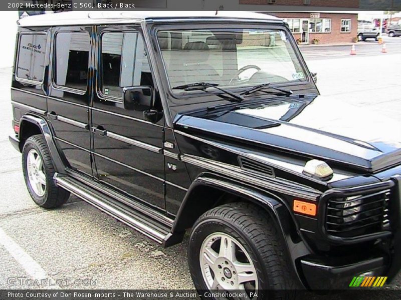 Black / Black 2002 Mercedes-Benz G 500