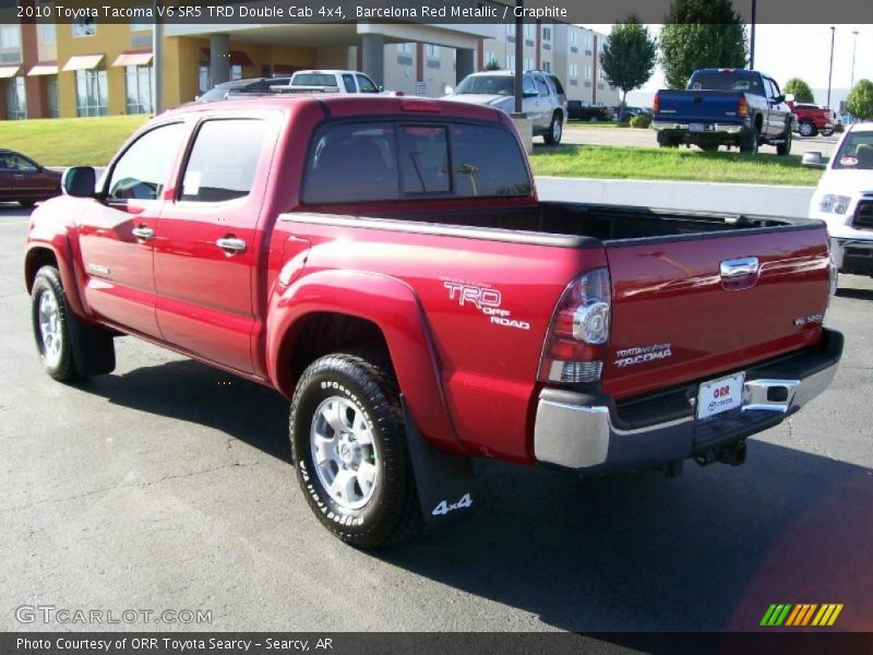 Barcelona Red Metallic / Graphite 2010 Toyota Tacoma V6 SR5 TRD Double Cab 4x4