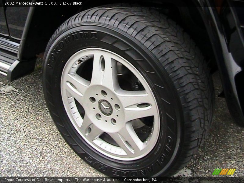 Black / Black 2002 Mercedes-Benz G 500