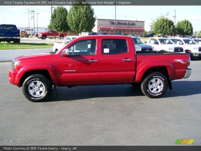 Barcelona Red Metallic / Graphite 2010 Toyota Tacoma V6 SR5 TRD Double Cab 4x4