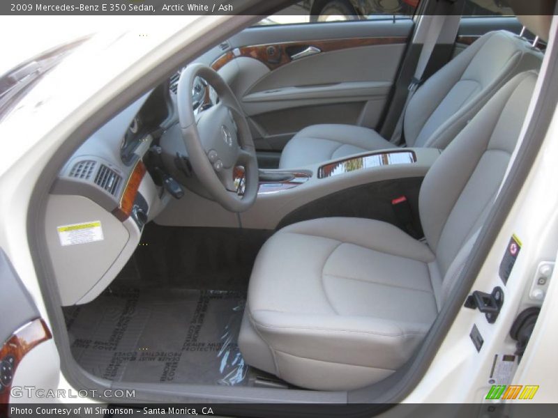 Arctic White / Ash 2009 Mercedes-Benz E 350 Sedan