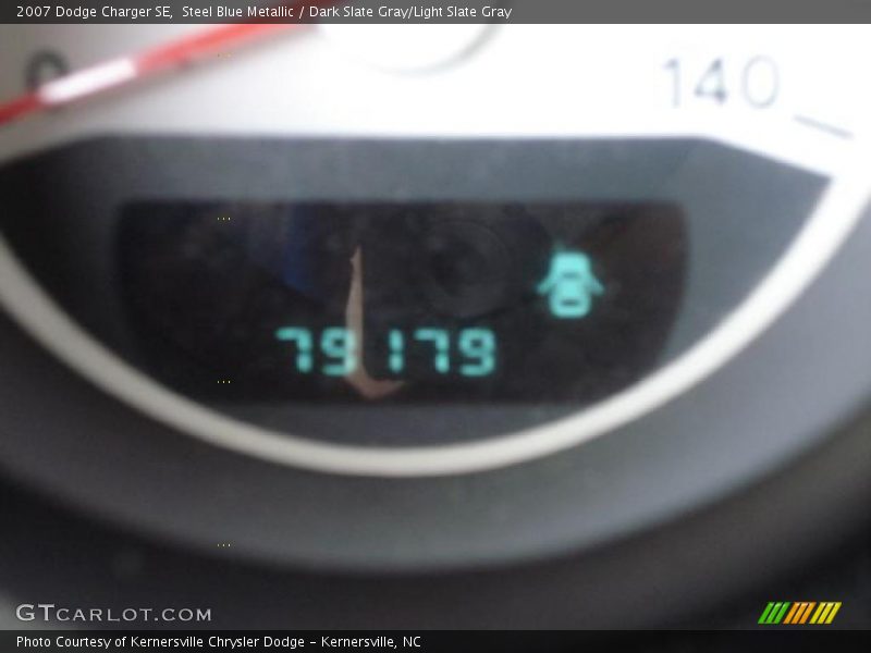 Steel Blue Metallic / Dark Slate Gray/Light Slate Gray 2007 Dodge Charger SE