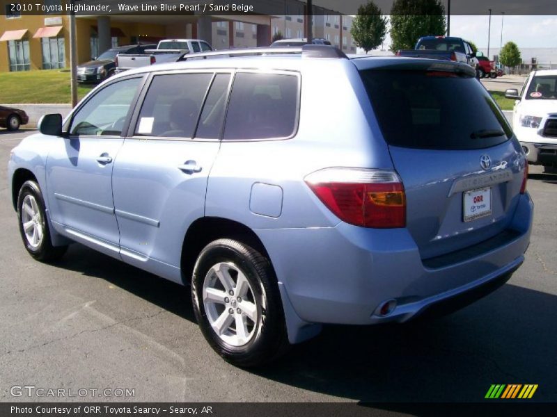 Wave Line Blue Pearl / Sand Beige 2010 Toyota Highlander