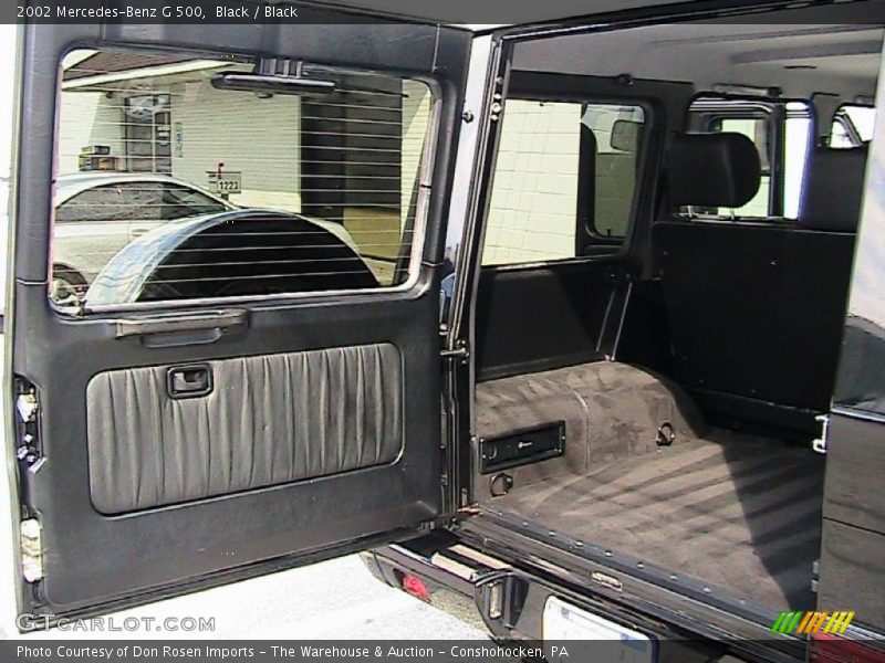 Black / Black 2002 Mercedes-Benz G 500