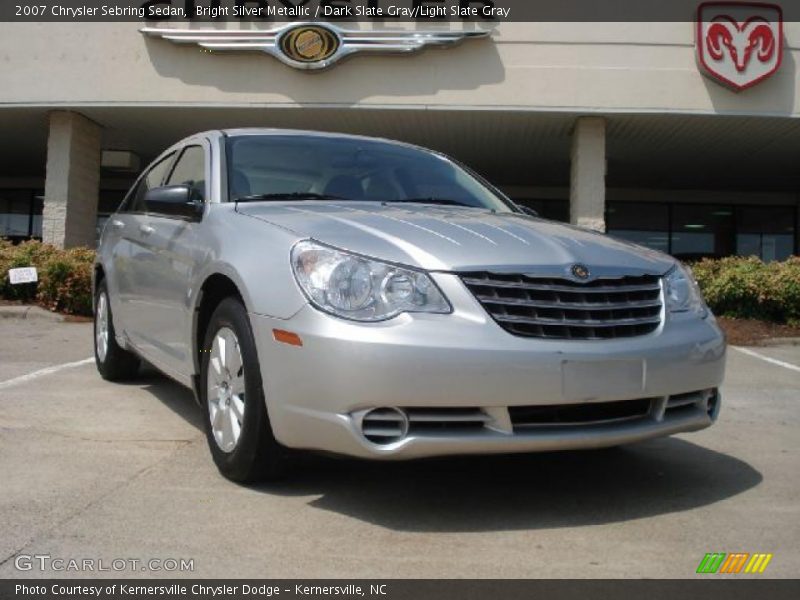 Bright Silver Metallic / Dark Slate Gray/Light Slate Gray 2007 Chrysler Sebring Sedan