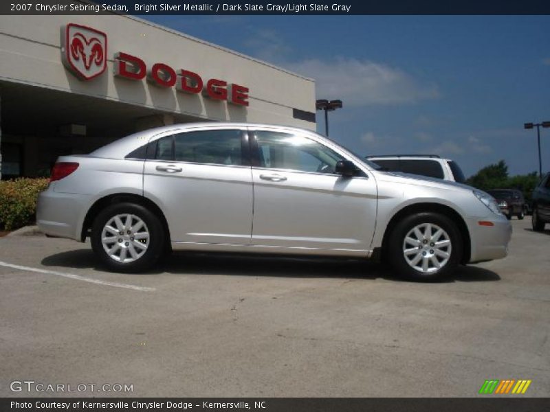 Bright Silver Metallic / Dark Slate Gray/Light Slate Gray 2007 Chrysler Sebring Sedan