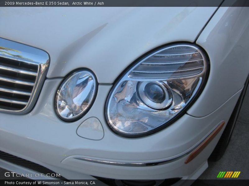 Arctic White / Ash 2009 Mercedes-Benz E 350 Sedan