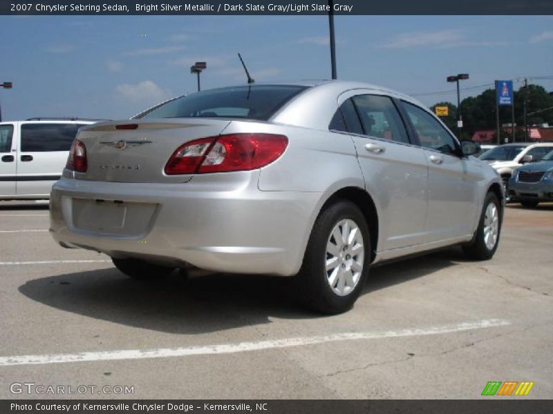 Bright Silver Metallic / Dark Slate Gray/Light Slate Gray 2007 Chrysler Sebring Sedan