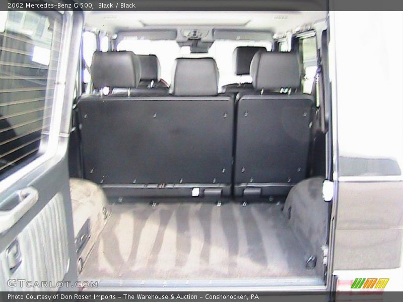 Black / Black 2002 Mercedes-Benz G 500