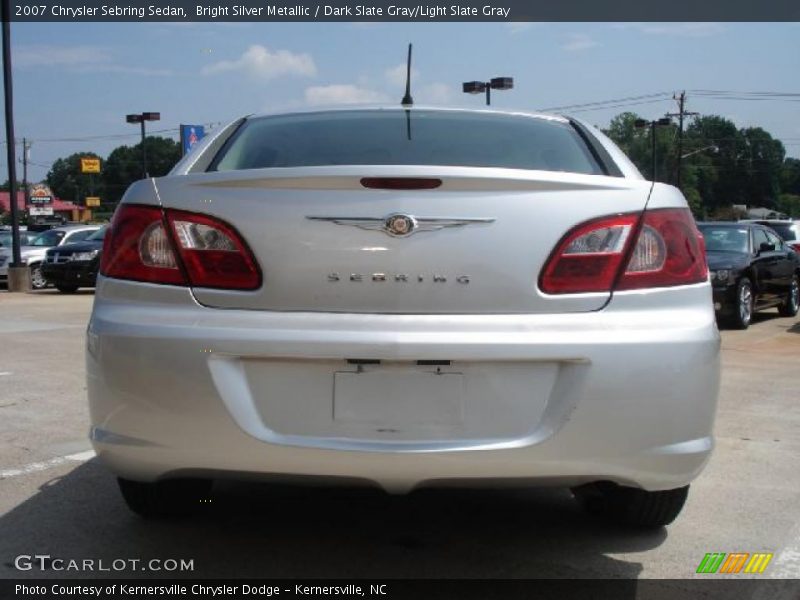 Bright Silver Metallic / Dark Slate Gray/Light Slate Gray 2007 Chrysler Sebring Sedan