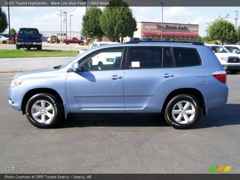 Wave Line Blue Pearl / Sand Beige 2010 Toyota Highlander