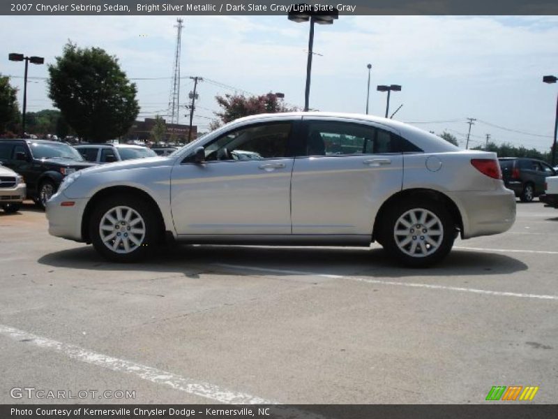 Bright Silver Metallic / Dark Slate Gray/Light Slate Gray 2007 Chrysler Sebring Sedan