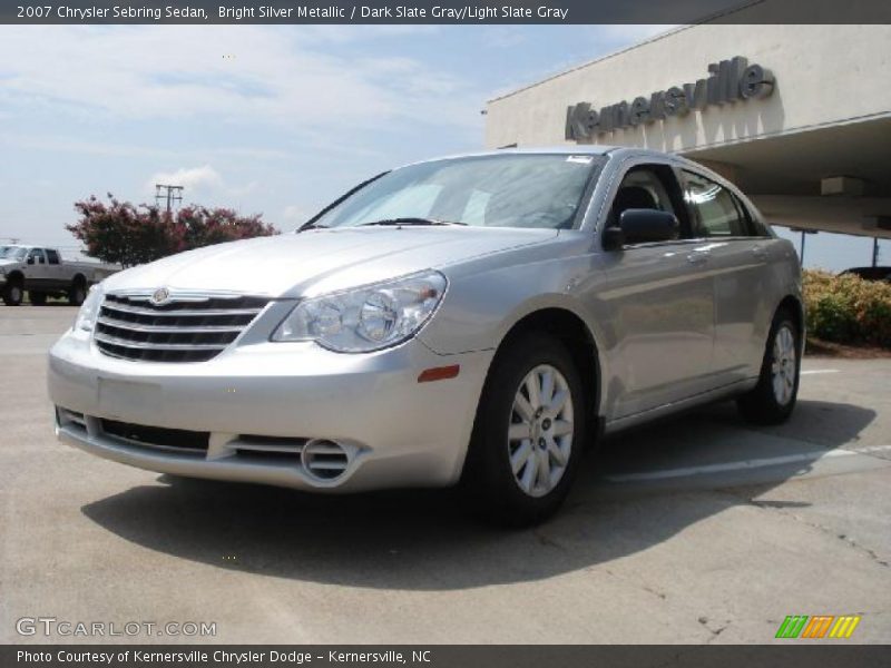 Bright Silver Metallic / Dark Slate Gray/Light Slate Gray 2007 Chrysler Sebring Sedan