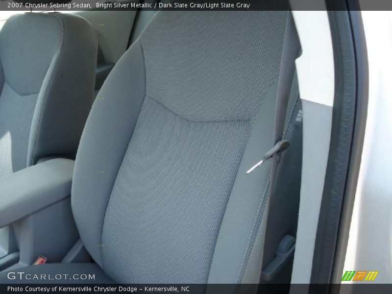 Bright Silver Metallic / Dark Slate Gray/Light Slate Gray 2007 Chrysler Sebring Sedan