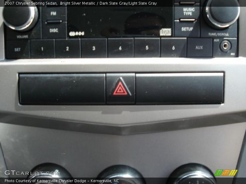 Bright Silver Metallic / Dark Slate Gray/Light Slate Gray 2007 Chrysler Sebring Sedan