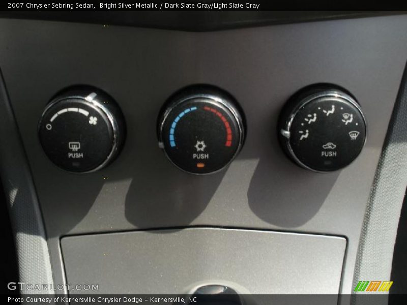 Bright Silver Metallic / Dark Slate Gray/Light Slate Gray 2007 Chrysler Sebring Sedan