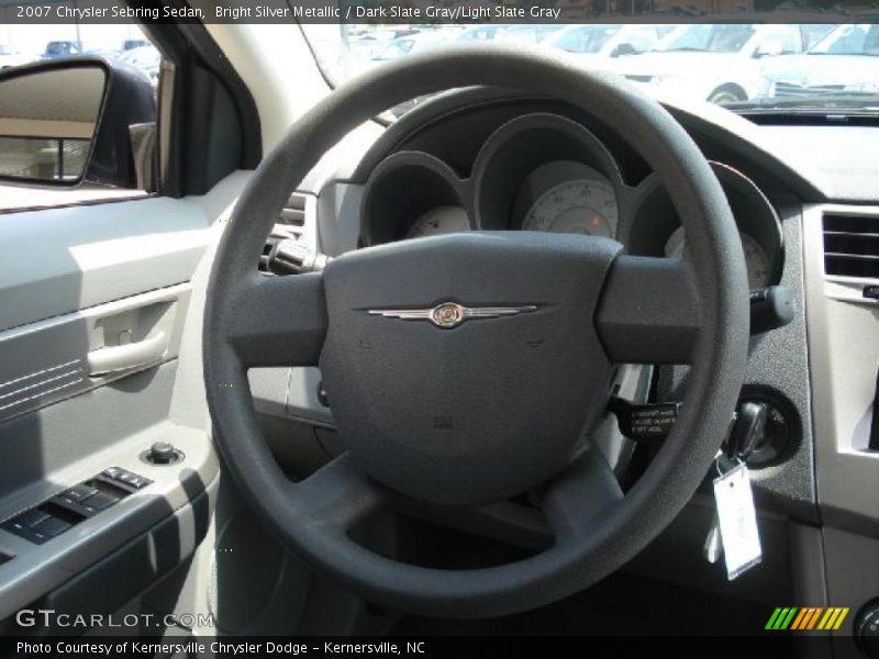 Bright Silver Metallic / Dark Slate Gray/Light Slate Gray 2007 Chrysler Sebring Sedan
