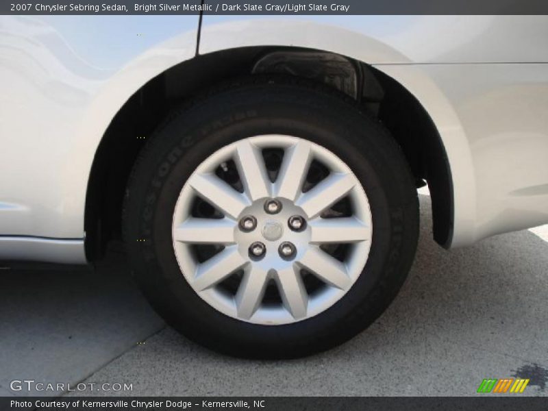 Bright Silver Metallic / Dark Slate Gray/Light Slate Gray 2007 Chrysler Sebring Sedan