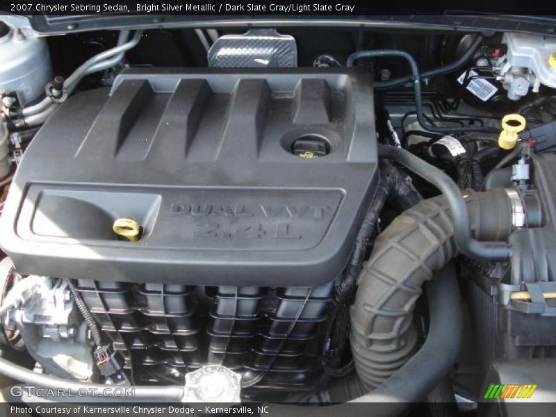 Bright Silver Metallic / Dark Slate Gray/Light Slate Gray 2007 Chrysler Sebring Sedan