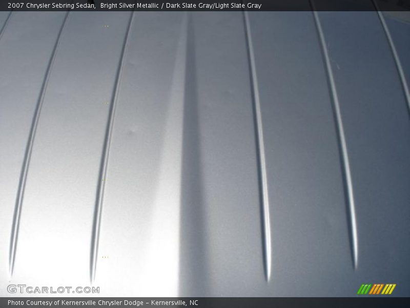 Bright Silver Metallic / Dark Slate Gray/Light Slate Gray 2007 Chrysler Sebring Sedan