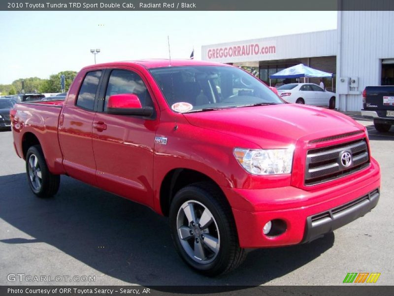 Radiant Red / Black 2010 Toyota Tundra TRD Sport Double Cab
